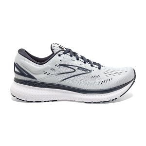 Brooks Glycerin 19 Road Running Shoes - Womens, Grey/White | IE-JLT965831